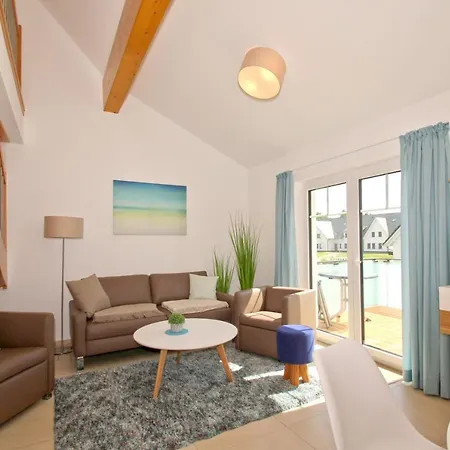 strandnahe FeWo mit Balkon, gratis Nutzung vom AHOI Erlebnisbad und Sauna in Sellin - Rex Rugia FeWo 10-6 Apartment *